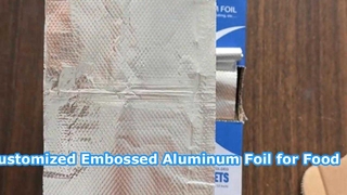 Kundenspezifische geprägte Aluminiumfolie für Lebensmittel