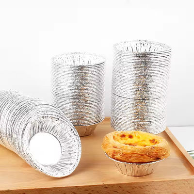 Disposable Tart Pans Mini Tart Cup Apple Round Mold Tray Tins