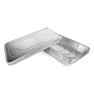 Aluminum Steam Table Shallow 9 X 13 " Foil Pans Half SIze Oblong Container