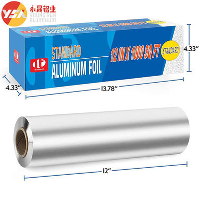 Heavy Duty Household Aluminum Foil Paper Roll 18 X 1000ft Packing Wrap