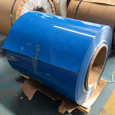 5052 PVDF Coated Aluminum Coil 0.3mm-3.0mm Custom Width Weather Resistant for Roofing Gutter Building Facade