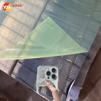 Heat Resistant Mirror Aluminum Sheet 1050 1060 3003 0.3-3mm 200C Reflective Lighting Reflector