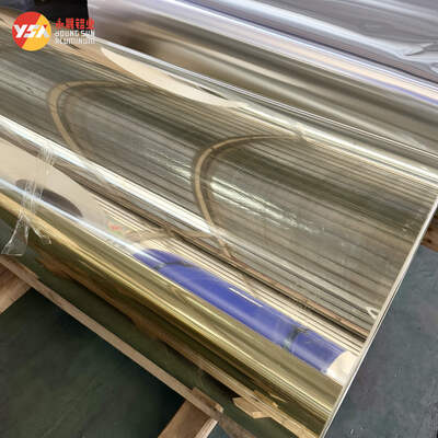 Self Cleaning PVDF Mirror Aluminum Sheet 1050 3003 0.3-3mm Weather UV Resistant Cladding