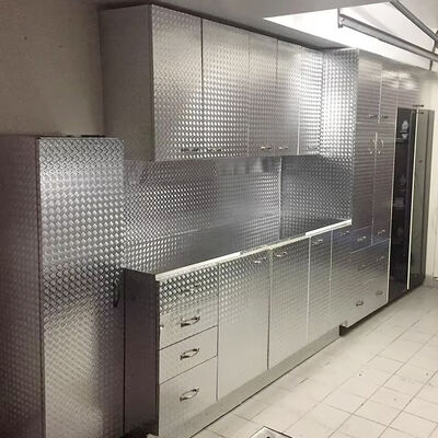 Aluminium Checker Plate 1050 1100 3003 5052 Aluminum Embossed Sheet for Refrigerator Use