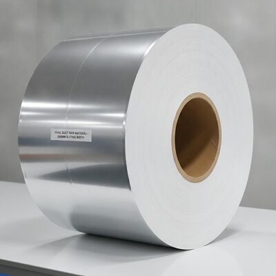 Aluminum Foil Laminated Polyester Film Flexible HVAC Duct Raw Material 1600mm Slitting Width