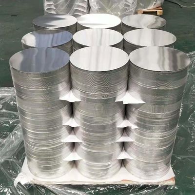 Alloy 1050 Disk Circle Aluminum Round Pan Cookware Custom Diameter High Flatness Burr Free Edge Food Grade
