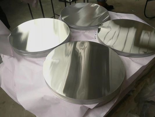 Mill Finish Anodized Aluminum Circle Plate 10 Inch 1mm Custom Size High Flatness Burr Free Edge Food Grade