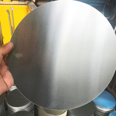 Induction Base 1100 3003 Non Stick Polishing Aluminum Disc 25mm Custom Size High Flatness Burr Free Food Grade