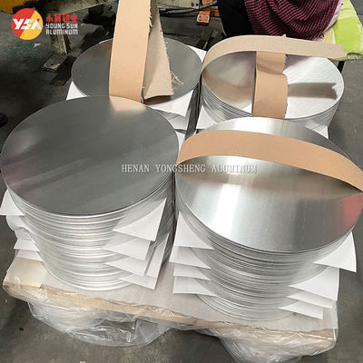 180mm 1050 1060 Round Aluminum Circle Disc Plate Sheet Cookware Pizza Pan Custom Size High Flatness Burr Free Food Grade
