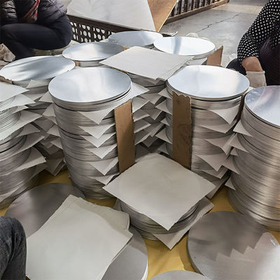 Küchengeschirr-Verwendung Aluminium-Ronde Scheibe 3003 3004 3105 Individuelle Größe Hohe Planheit Gratfreie Kante Lebensmittelecht