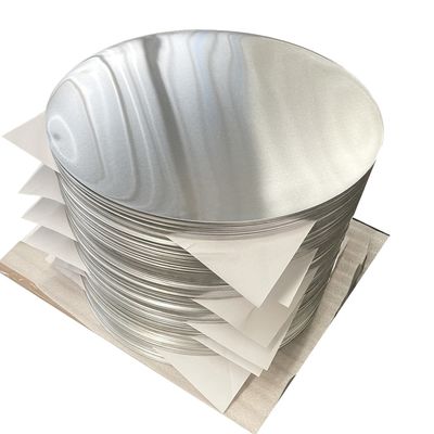 1000mm Aluminium-Ronde 1050 1060 1100 Kundenspezifische Größe Hohe Ebenheit Gratfreie Kante Lebensmittelqualität Industrie