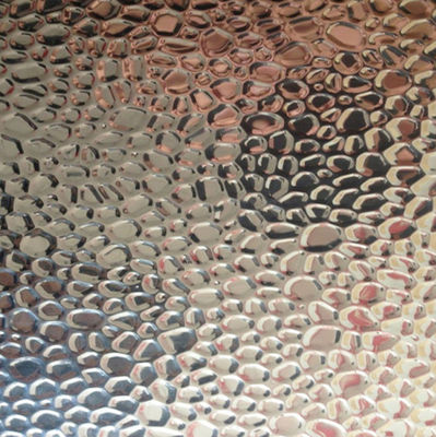 Orange Peel Stucco Hammer Pebble Embossed Mirror Reflective Aluminiumbleche