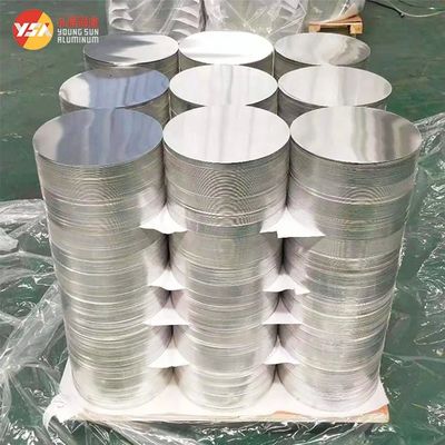 Farbbeschichtete PE- PVDF-Aluminium-Ronde Runde Form Kundenspezifische Größe Hohe Ebenheit Gratfreie Kante Lebensmittelecht
