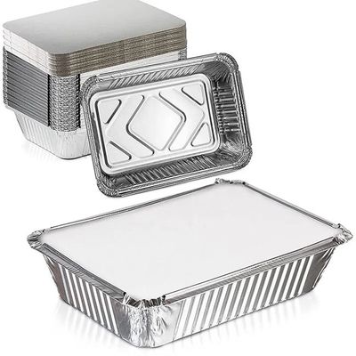 30-600 mm Länge Einweg-Lebensmittelbehälter aus Aluminiumfolie für Lebensmittelverpackungen