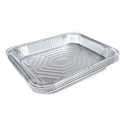 Aluminum Steam Table Shallow 9 X 13 " Foil Pans Half SIze Oblong Container