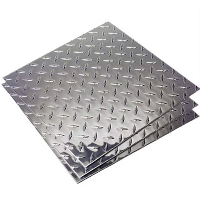 5052 5754 Diamant-Aluminium-Platte / Karten-Platte mit Mustermuster / Prägniertes Perforations-Aluminiumblatt