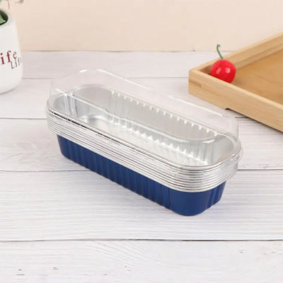 Mini-Brotpannen 200 ml Aluminium-Pannen Folie Kuchenpannen Aluminium-Träger