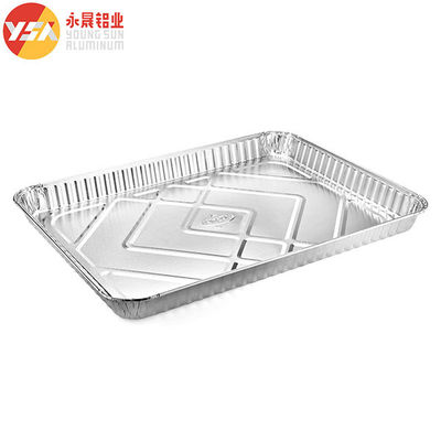 Halbblattkuchenpfanne Aluminium-Teller 1 2 Blattkuchenpfanne Einwegbackofen