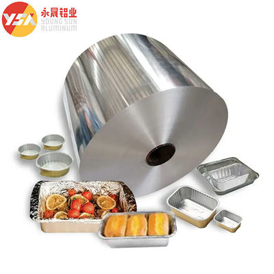 8006 Legierung H22 100mic Aluminiumfolie Jumbo Roll Lebensmittelbehälterfolie