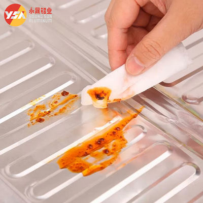 Foldable Aluminum Foil Oil Blocker Kitchen Stove Splatter Guard Wrap Foil