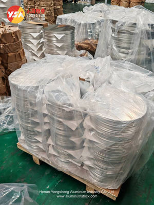 Wash Basin 1060 1100 Aluminum Round Sheet Lamp Kitchenware H14 Custom Size High Flatness Burr Free Edge Food Grade