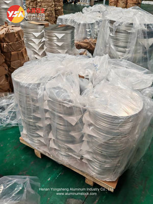 Aluminiumkreis 3000-Serie Küchengerät H14 Maßgeschneiderter Durchmesser Hohe Flächigkeit Burr-freie Kante Lebensmittelqualität