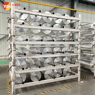 8011 Doppel-Null-Aluminiumfolienrolle 0,006 mm lebensmittelechte Verpackungsfolie