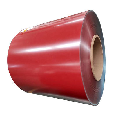 Farb beschichtete Aluminium Dachrinnenrolle 1060 3003 3004 Legierung PE PVDF Beschichtung 0,5 mm 0,6 mm Kundenspezifische Breite 505 mm 610 mm