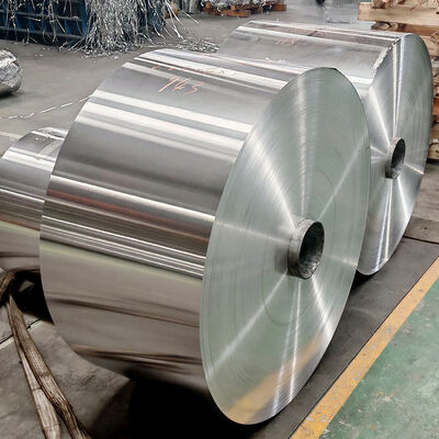 Aluminiumfolie Roll Aluminiumfolie Blase Weiße PE-Film Dicke 0,006 bis 0,2 mm Starke flexible Schutzschicht