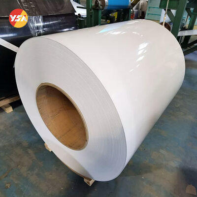 Color Coated Aluminum Coil Custom Thickness 0.2-6.0mm RAL Color PVDF PE Coating Aluminum Strip Roll
