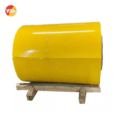 PE-PVDF-beschichtete Aluminium-Spule 0,2-6,0 mm individuell angepasste Breite 1600 mm UV-Wetterbeständig Korrosionsbeständig für Fassadenvorhang