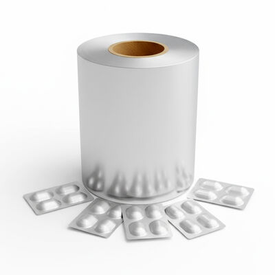 Pharmazeutische PTP Aluminiumfolie Roll 8011 8079 8021 Legierung 0,02 mm leicht zu schälende, kinderschutzfähige Blasenverpackung