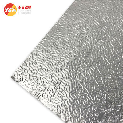 Variant Orange Peel Embossed Aluminum Sheet 1060 3003 H24 0.2-6mm Anti Glare Recyclable Decorative Panel