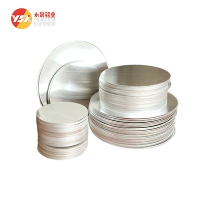 1050 1060 1100 3003 3005 Aluminiumscheibe Kochgeschirr Lampe kundenspezifischer Durchmesser hoher Flachheit Burr-freie Kante Lebensmittelqualität