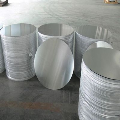 0.5mm 0.6mm 0.7mm H22 H24 Round Aluminum Discs SGS Custom Size High Flatness Burr Free Edge Food Grade