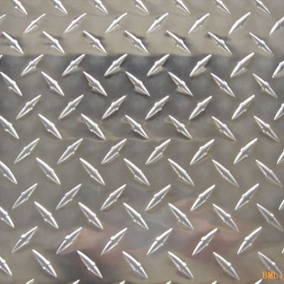 Kundenspezifischer Schnitt 1xxx 3xxx 5xxx 6xxx 8xxx Diamond Embossed Aluminum 1.0mm