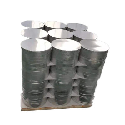 200 mm walzenbeschichtete Linea-Aluminiumronde für Verkehrsschilder, kundenspezifische Größe, hohe Ebenheit, gratfreie Kante, lebensmittelecht