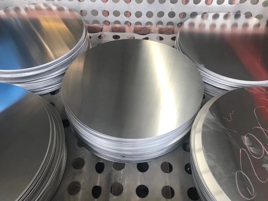 Anodized Aluminum Round Circle LED Shell Kitchen Utensils Custom Size High Flatness Burr Free Edge Food Grade