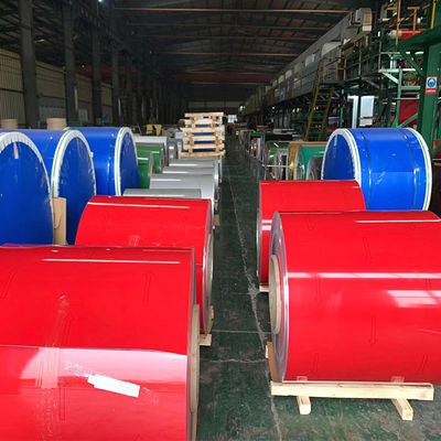 1050 1060 1070 1100 3003 5052 H28 H14 Prepainted Colored Coated Aluminum Sheet Coil Strip For Roofing