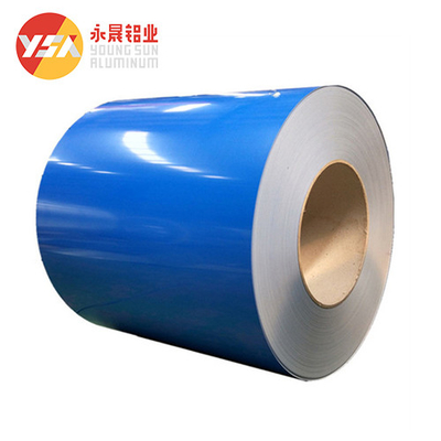 1060 1050 1100 PVC strichen Streichmasse-Aluminiumblatt-Farbüberzogene Spule für Gosse vor