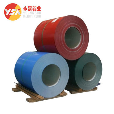 PET PVDF Farbaluminiumblatt-Antialkali-Farbüberzogene Aluminiumspule Malerei-6.0mm