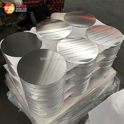 1050 1060 1100 3003 Aluminiumscheibe Kreis Runder Kochwaren Leuchten Maßgeschneiderte Größe Hohe Flachheit Burrfreie Kante Lebensmittelqualität